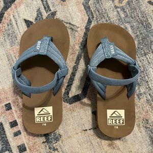 Little kids/toddlers size 7/8 Reef flip flops